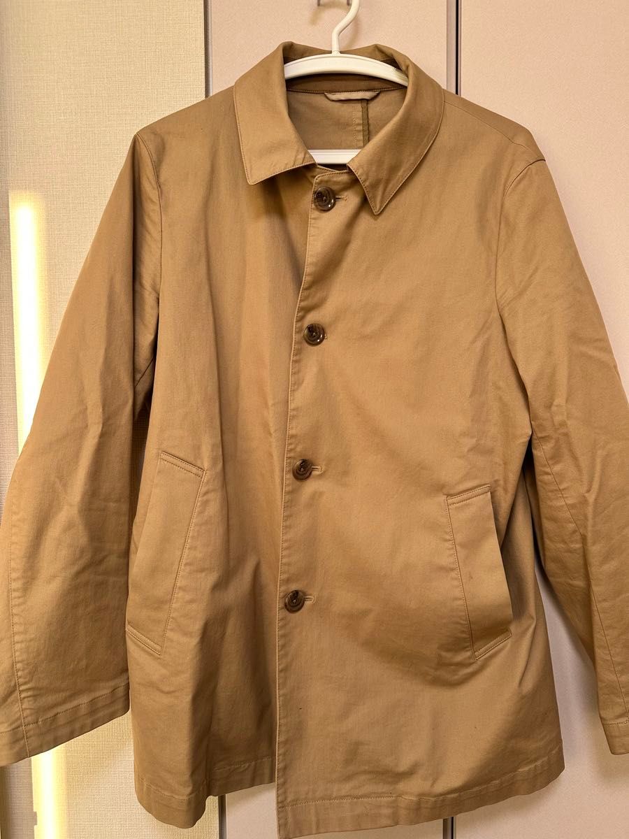 UNITED ARROWS green label relaxing コットンラチネ バルカラーコート Beige ベージュ