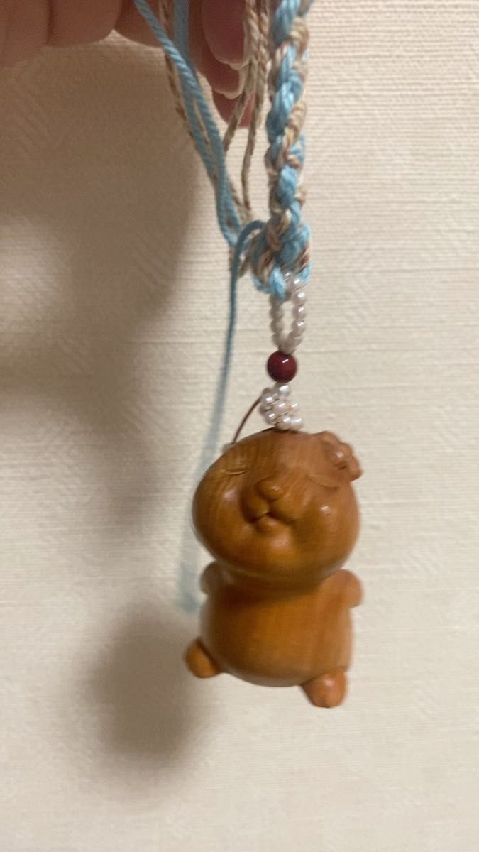 新入荷ヒノキうさぎ ストラップ キーホルダー