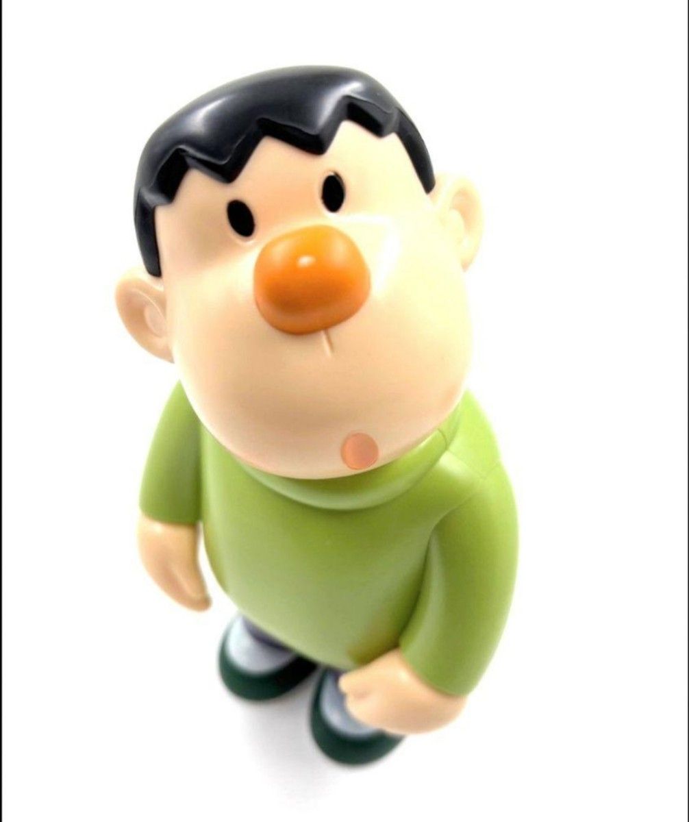 【絶版 】2010年 ドラえもん ソフビタイム パート2 ソフビ フィギュア 約23cm】初登場時の初期ジャイアンのフィギュア【ドラえもん