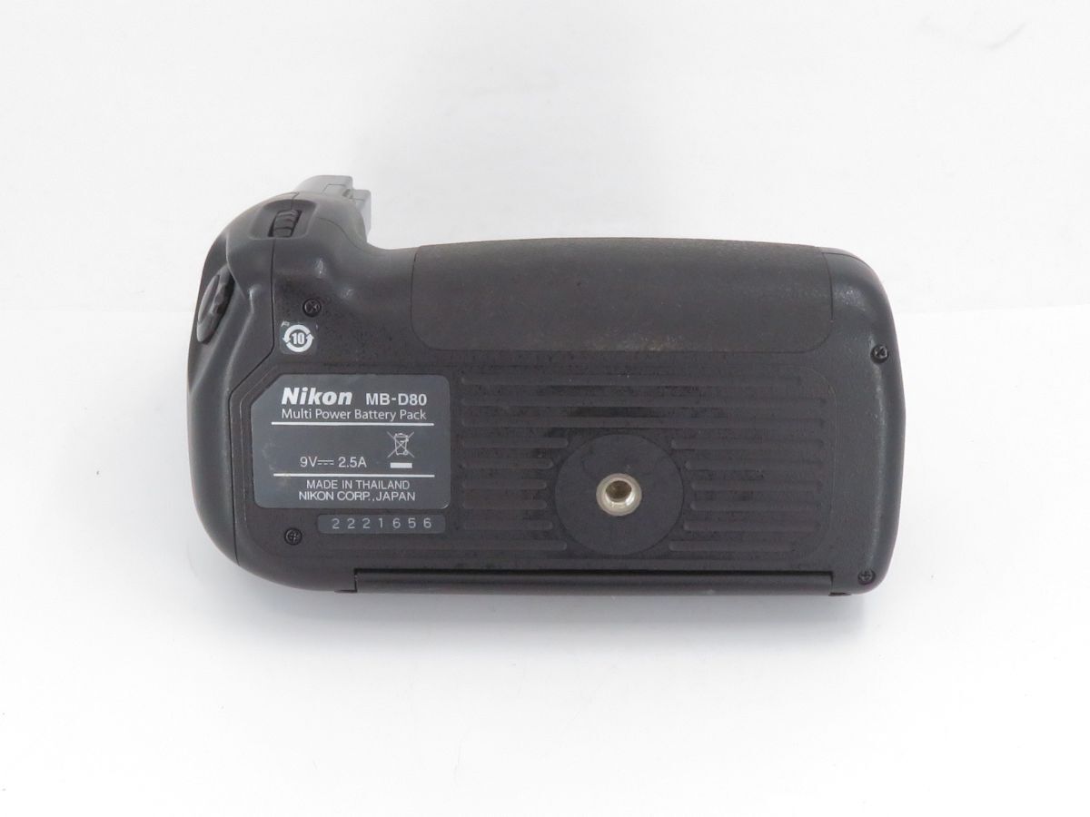 [ postage 600 jpy ]2653 Nikon MB-D80 battery grip [ at camera ]