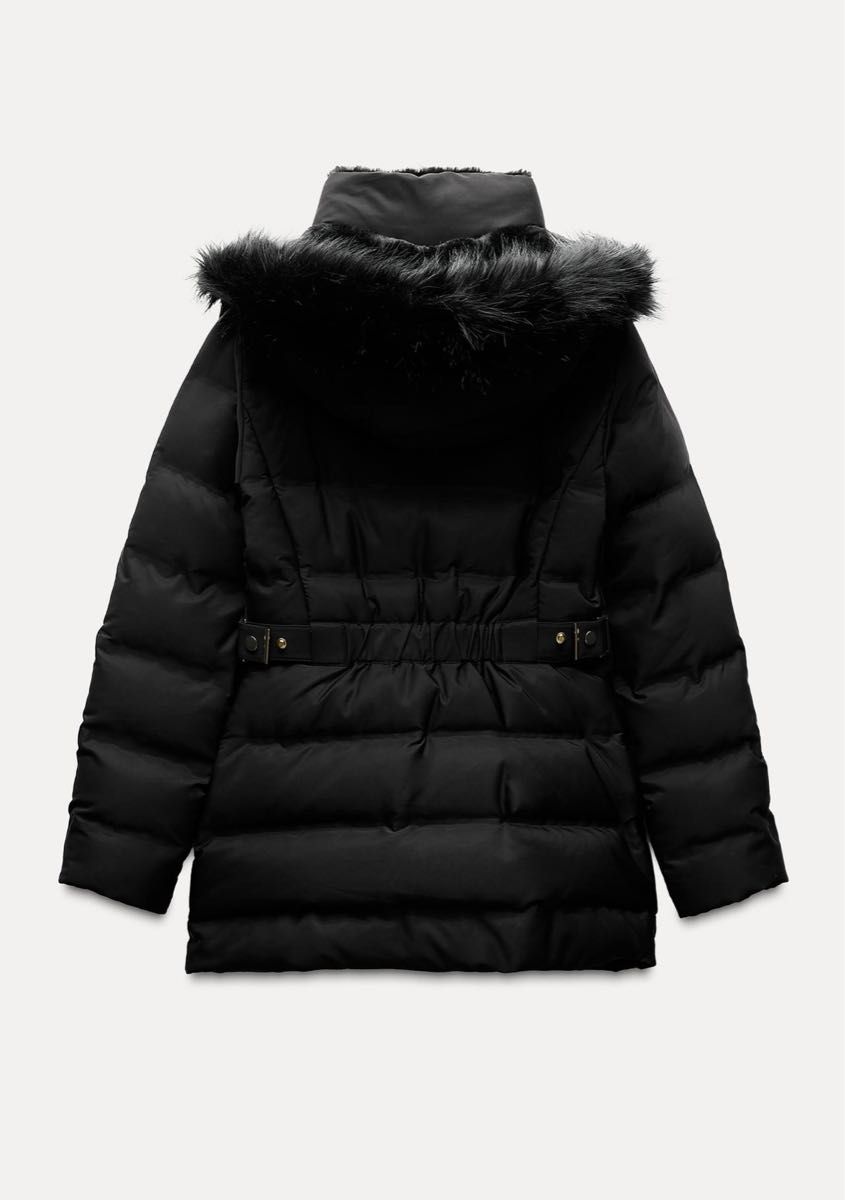WIND PROTECTION セミロング丈フード付ダウンジャケット XL WIND PROTECTION セミロング丈フード付ダウンジャケット XL