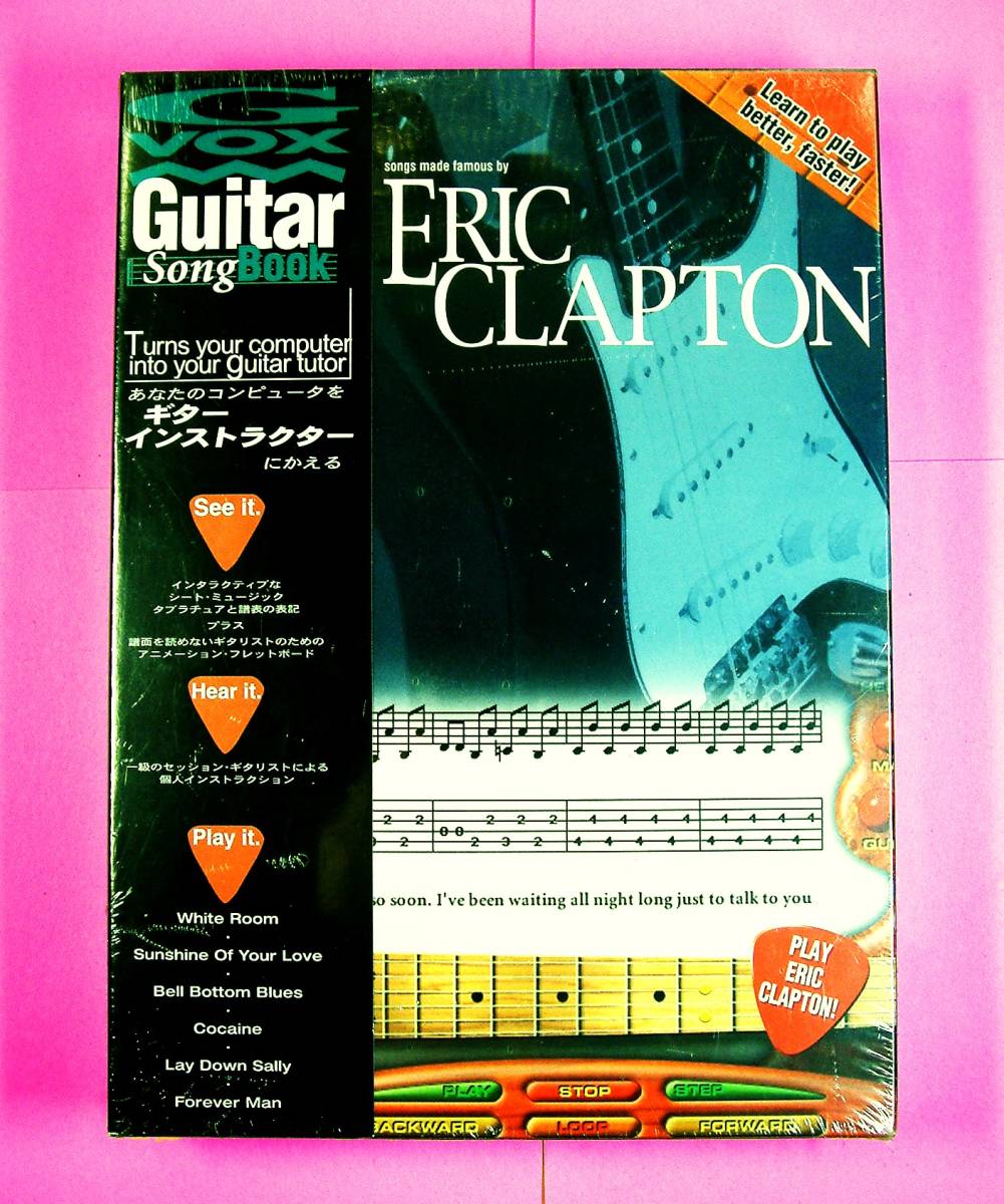 【4497】インターリンク G-VOX Guitar SongBook Eric Clapton ギター ソングブック エリック・クラプトン ギタリスト 演奏 弾き方 弾く練習