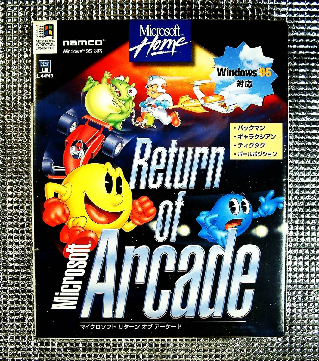【4477】Microsoft Return of Arcade リターン オブ アーケード パックマン ギャラクシアン ディグダグ ポールポジション Pac-Man Galaxian