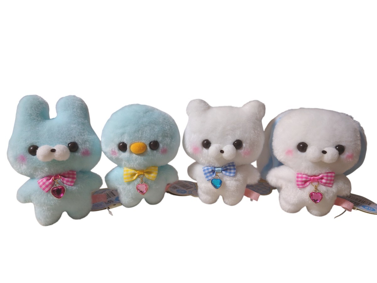 すくっとたっちさん ぬいぐるみ マスコット ぶるーほりっく ちぇっく 4種セット 新品タグ付き プライズ限定品