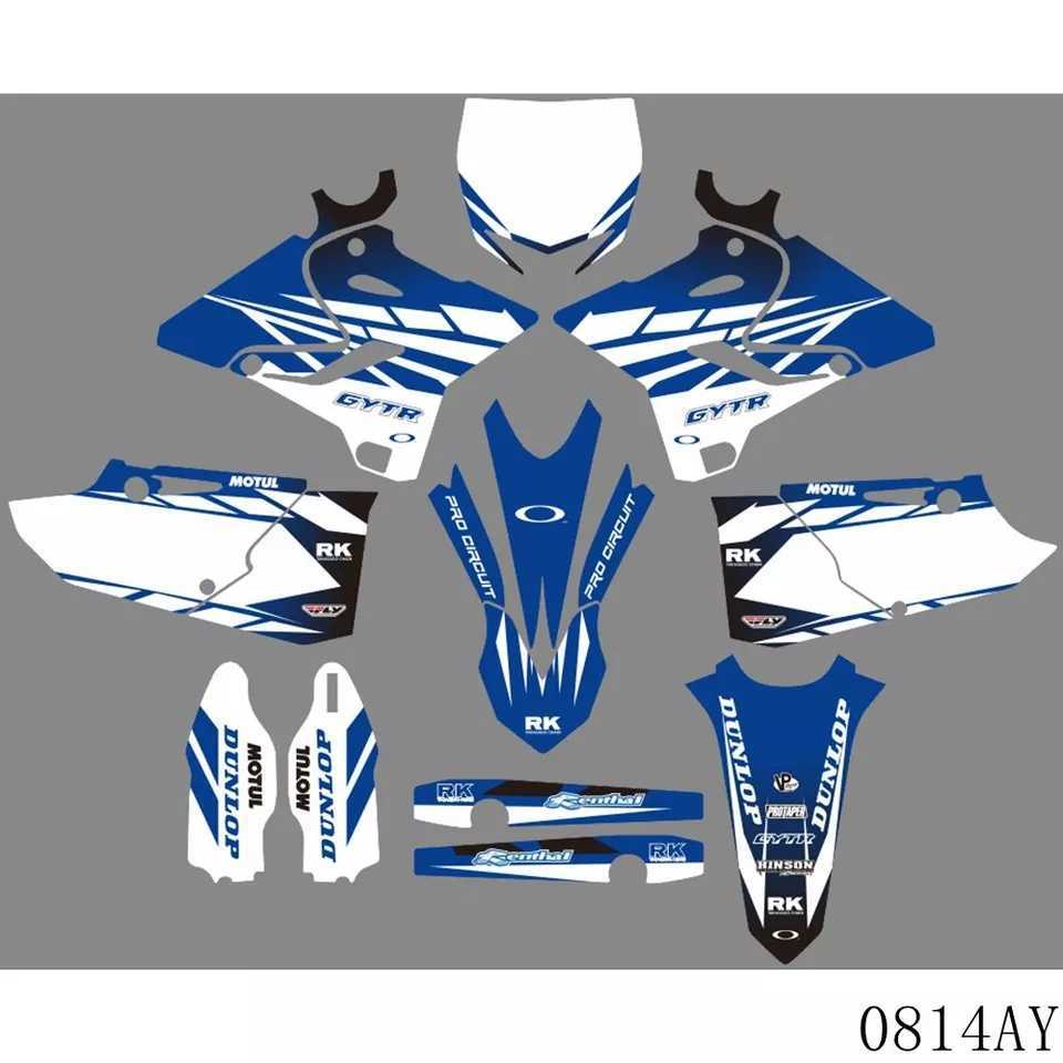 【国内在庫!即納!送料無料】 YZ250 YZ125 YZ250X YZ125X グラフィック デカール セット ①