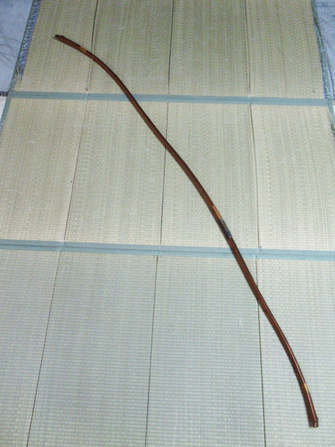 金子城康 作 銘有り 竹弓 全長 約221cm 和弓 弓矢 弓 弓道 弓 金子城康 作 銘有り 竹弓 全長 約221cm 和弓 弓矢 弓 弓道 弓