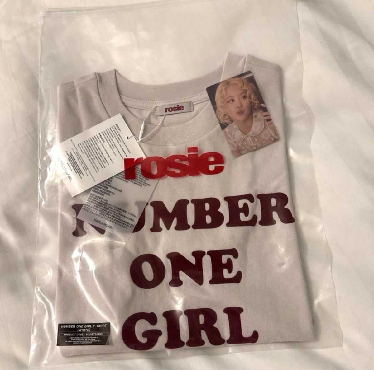 BLACKPINK ロゼ POPUP Tシャツ ホワイト トレカ付|Yahoo!フリマ BLACKPINK ロゼ POPUP Tシャツ ホワイト トレカ付|Yahoo!フリマ