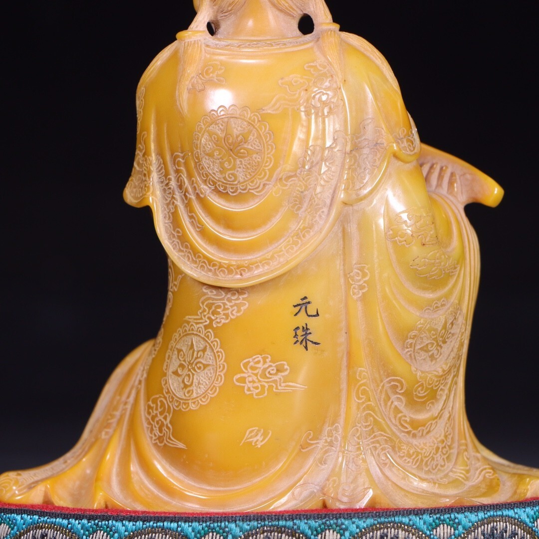 総檜材 取り外せん 不動明王座像 木彫仏像 仏教美術 高さ16cm 総檜材 取り外せん 不動明王座像 木彫仏像 仏教美術 高さ16cm