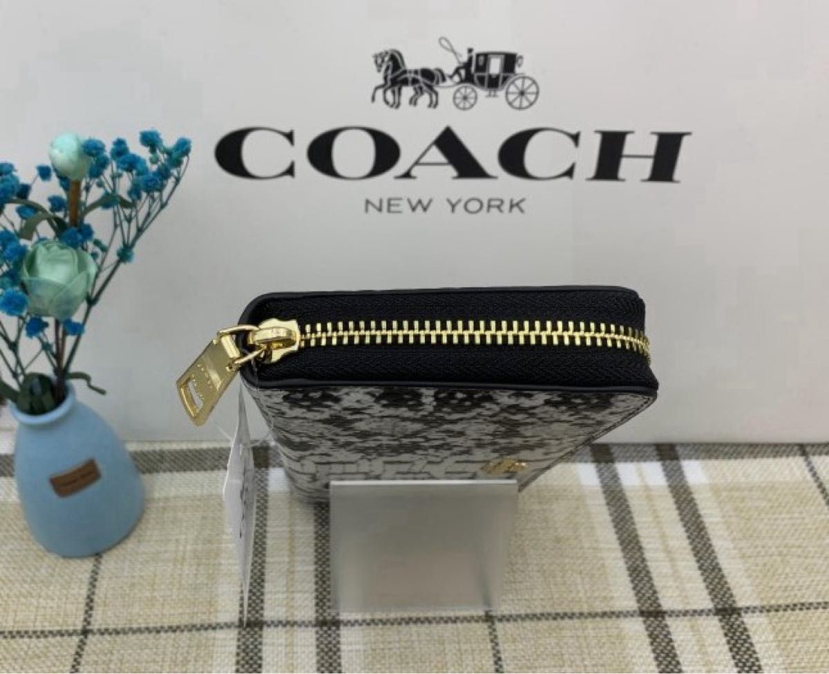 COACH コーチ 財布 長財布 エンボスドスネークレザー 蛇柄 COACH コーチ 財布 長財布 エンボスドスネークレザー 蛇柄
