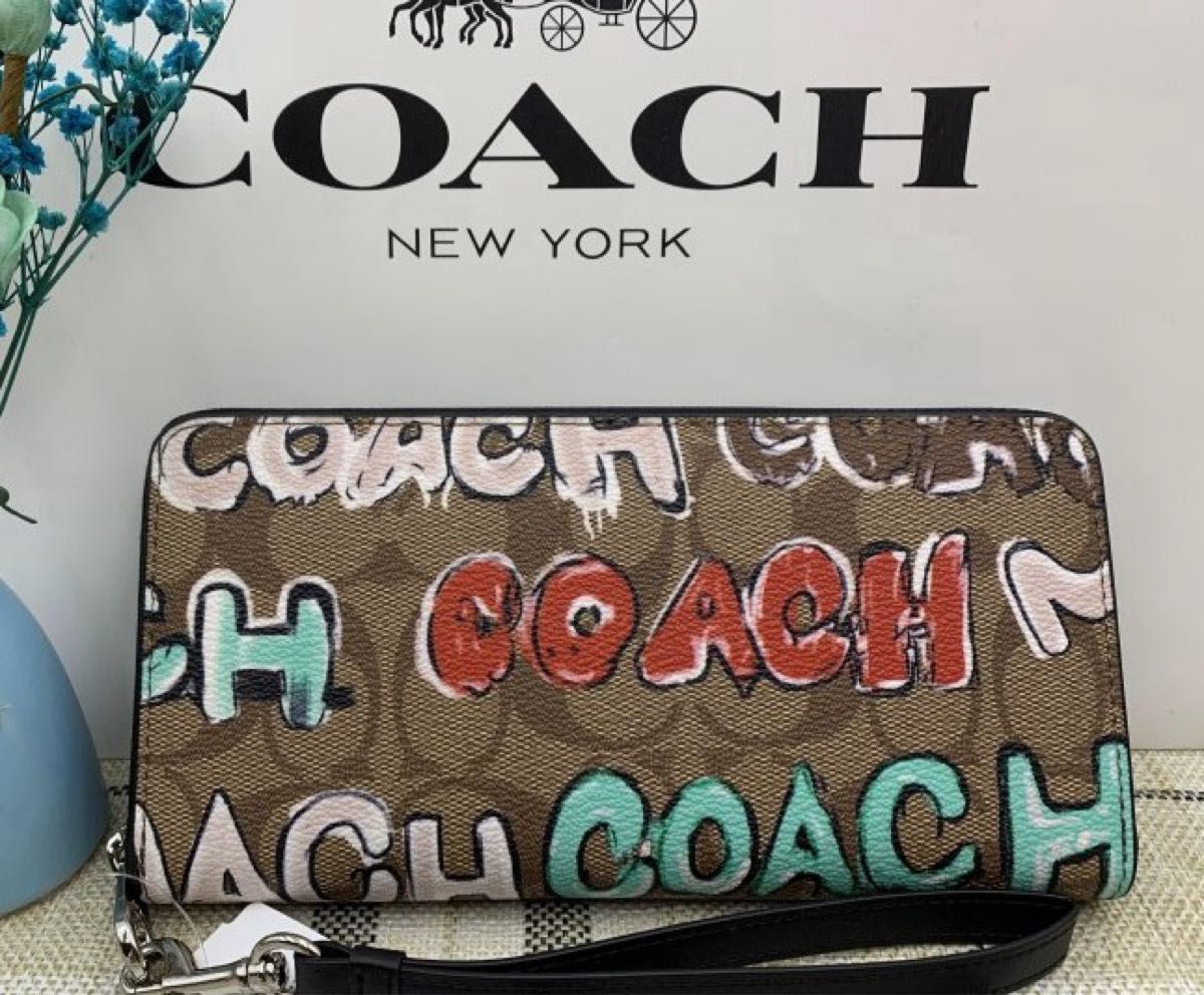 コーチ 財布 COACH 長財布 ミント&サーフ コラボ プレゼント コーチ 財布 COACH 長財布 ミント&サーフ コラボ プレゼント