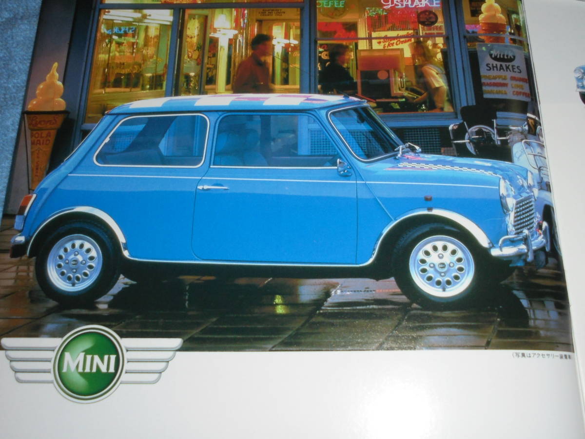 *1997 year Rover catalog ^BMC MINI Mini Cooper sports pack limited kensington may fair ^MG MGF 1.8i Defender 