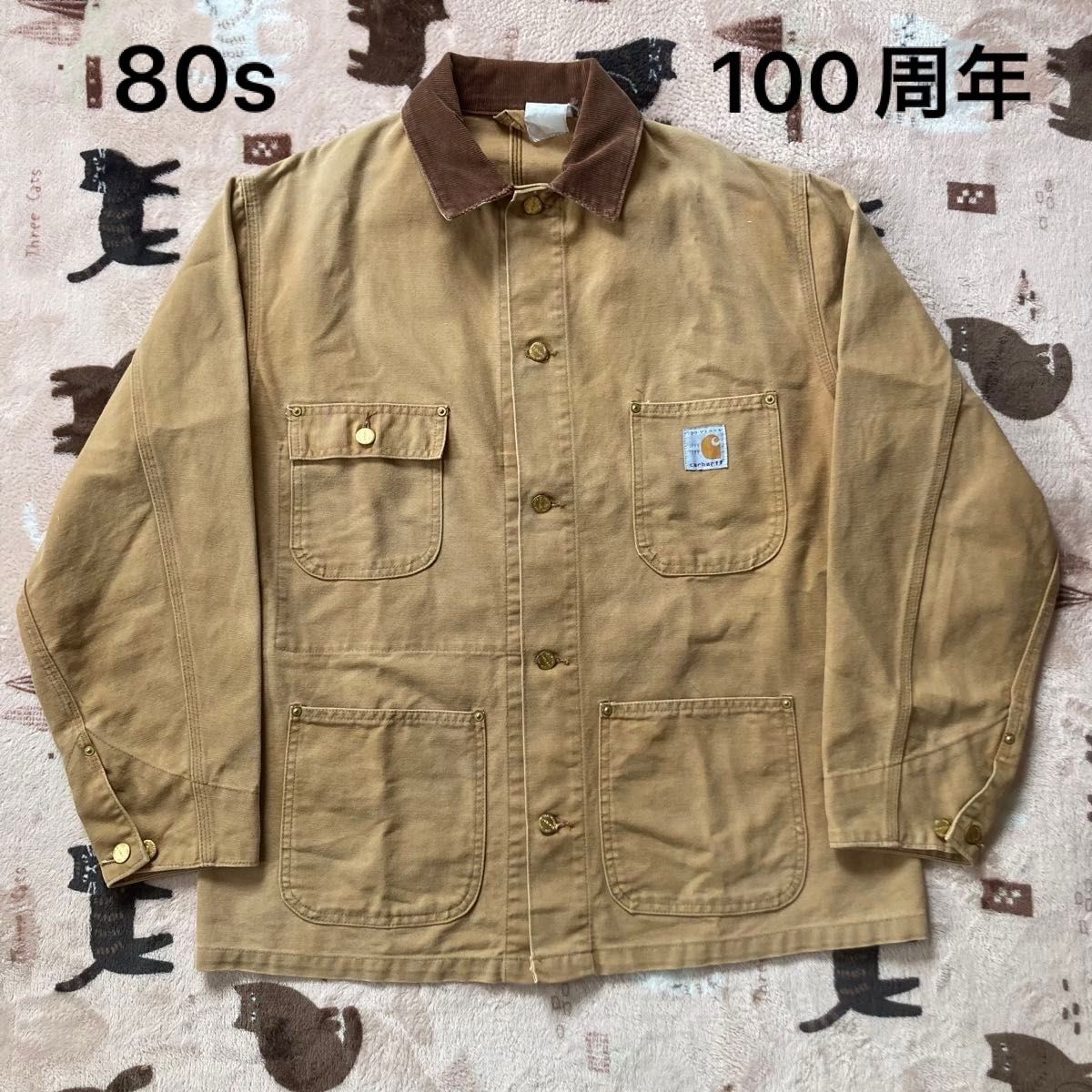 80s カーハート チョアコート カバーオール 100th 100周年 80s カーハート チョアコート カバーオール 100th 100周年
