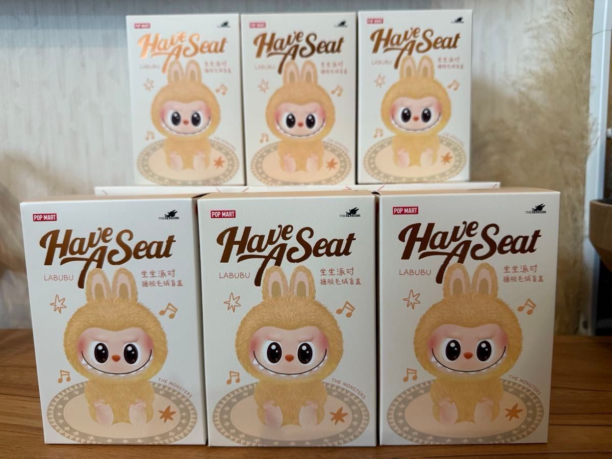 POP MART】Have A Seat ポップマート アソートボックス ラブブ 6 POP MART】Have A Seat ポップマート アソートボックス ラブブ 6