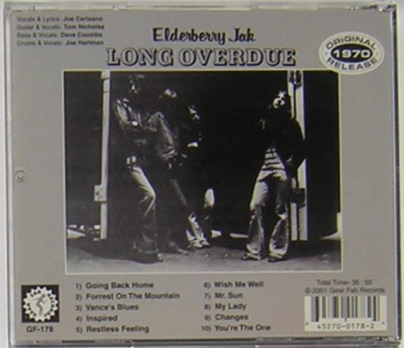 Elderberry Jak/Long Overdue～ウエスト・バージニア出身の4人組が、Electric Foxなるマイナーレーベルから1970年に出た唯一のアルバム_画像3