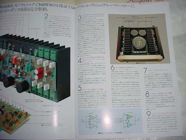  Accuphase P-500 catalog 