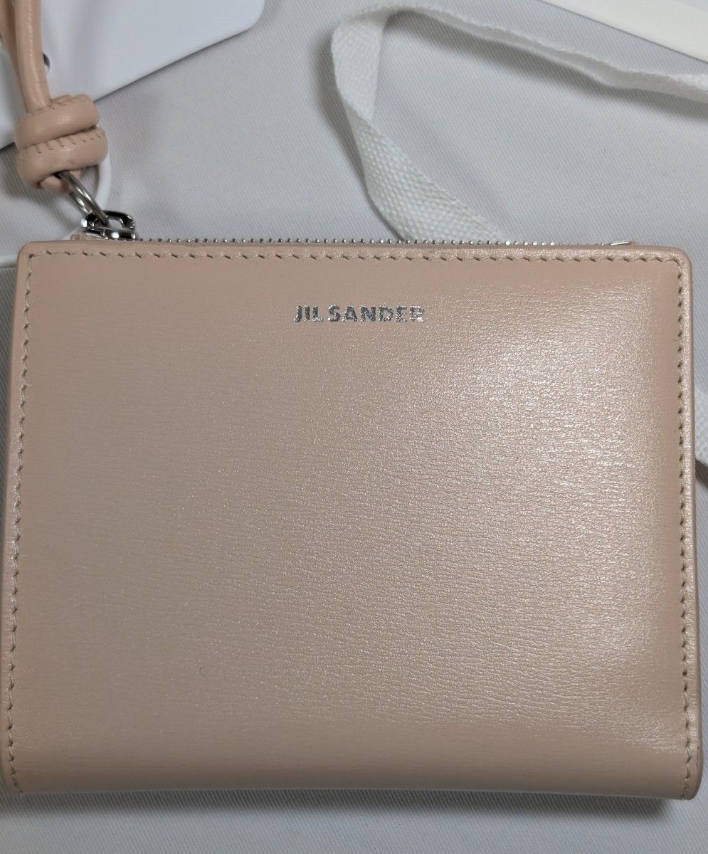 JIL SANDER GIRO ミニフレンチウォレット 財布 新品 ピンク 二 JIL SANDER GIRO ミニフレンチウォレット 財布 新品 ピンク 二