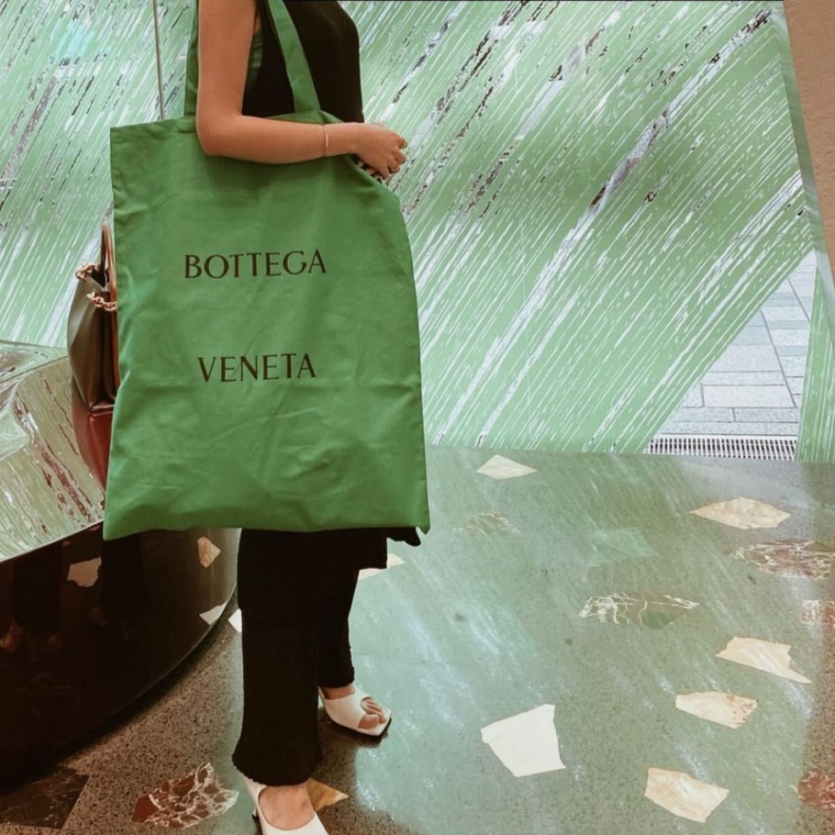 希少 限定 BOTTEGA VENETA ノベルティー トートバッグ エコ 希少 限定 BOTTEGA VENETA ノベルティー トートバッグ エコ