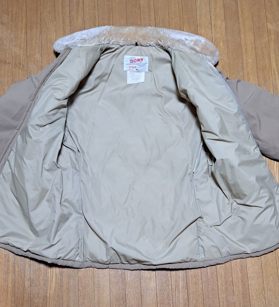Schott ショット ダウンジャケット グース GOOSE DOWN 70s 80s Schott ショット ダウンジャケット グース GOOSE DOWN 70s 80s