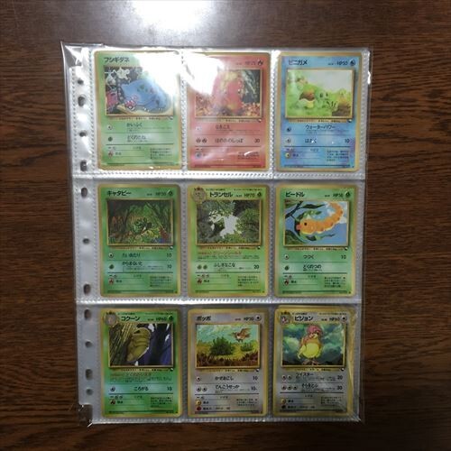 【2025年】エレガントファッションを上品に着 ☆旧裏面 ポケモンカード 108枚 108種 緑 赤 青 拡張シート 旧裏 まとめ売り