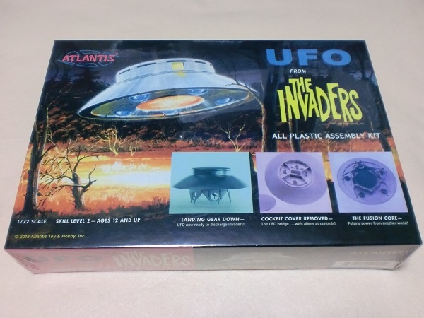 アトランティス モデル 1/72 空飛ぶ円盤 インベーダー UFO The Invaders from Classic TV Atlantis Model 1006　復刻版　_画像1