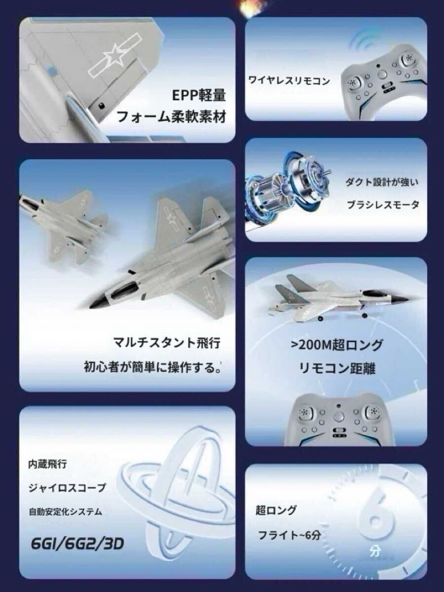 リポ2本 FX9631 J-35戦闘機 370mm翼幅 モード1仕様 ブラシレス リポ2本 FX9631 J-35戦闘機 370mm翼幅 モード1仕様 ブラシレス