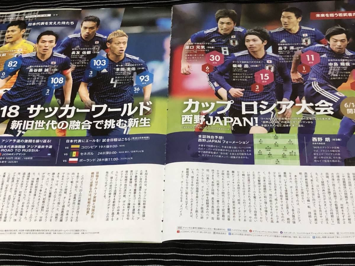 2018　サッカーワールドカップ　ロシア　 切り抜き　柴崎岳　原口元気　中島翔哉　メッシ　ネイマール　ペナルティ　ヒデ　小柳ルミ子　_画像1