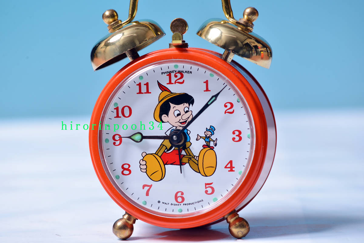 即決　美品 　ピノキオ　PHINNEY-WALKER 　 ピノキオ アラーム時計 　 OH済み