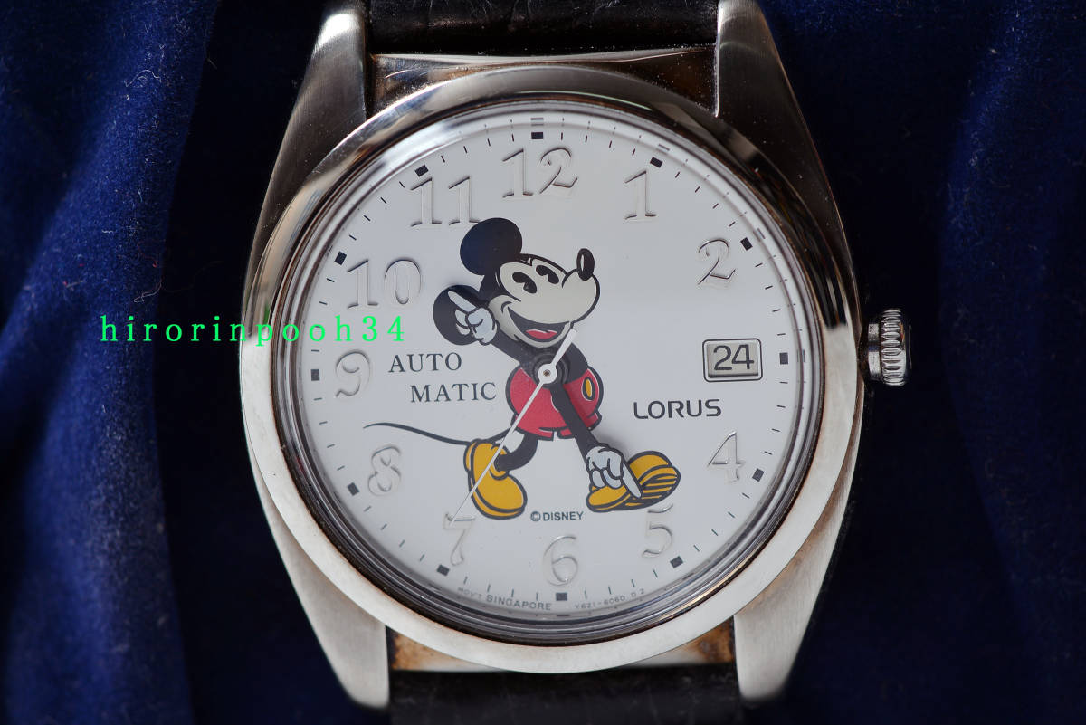  быстрое решение ценный * пирог I * Mickey Mouse высший класс 17 камень наручные часы * AUTOMATIC * каркас * LORUS SEIKO