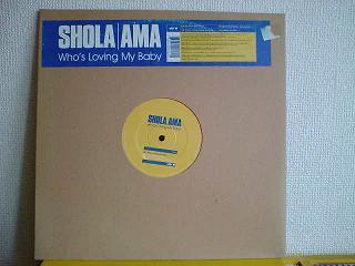 R&B Shola Ama / Who's Loving My Baby 12インチです。_画像1