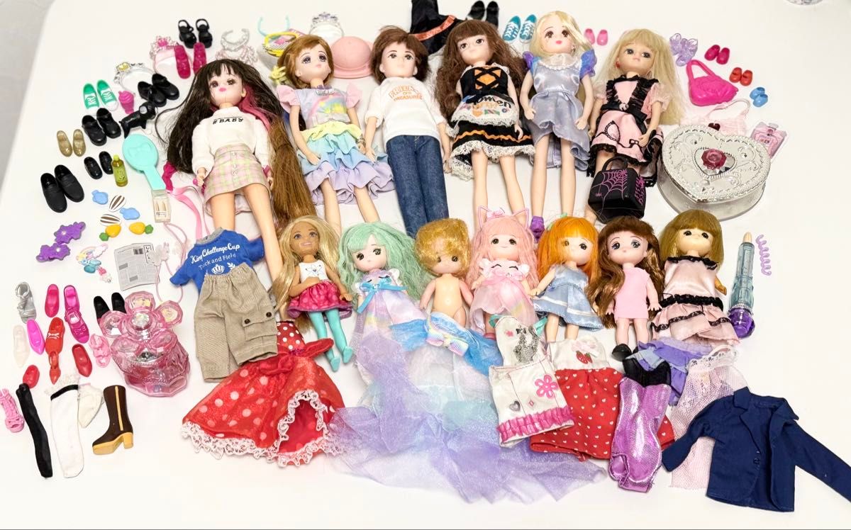 Disney land 限定品 リカちゃん人形 ゆめかわ ミキちゃん マキちゃん リカちゃん 着せ替え人形 ドール