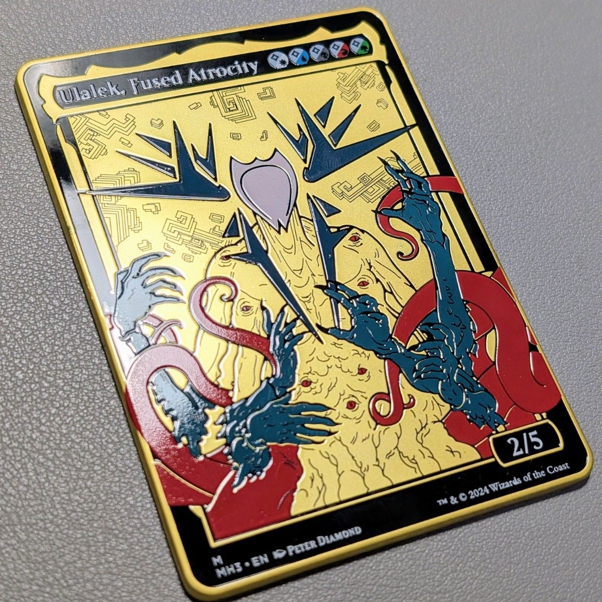 未開封】MTG Pinfinity 合体した非道 ウラレック 提示用 金属製 未開封】MTG Pinfinity 合体した非道 ウラレック 提示用 金属製