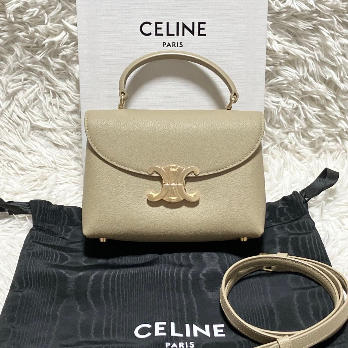 CELINE セリーヌ ティーン ニノ ハンドバッグ ショルダーバッグ CELINE セリーヌ ティーン ニノ ハンドバッグ ショルダーバッグ