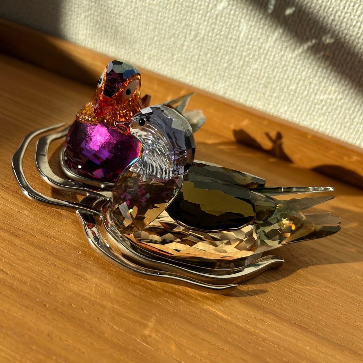 SWAROVSKI スワロフスキー マンダリンダック おしどり フィギュ SWAROVSKI スワロフスキー マンダリンダック おしどり フィギュ