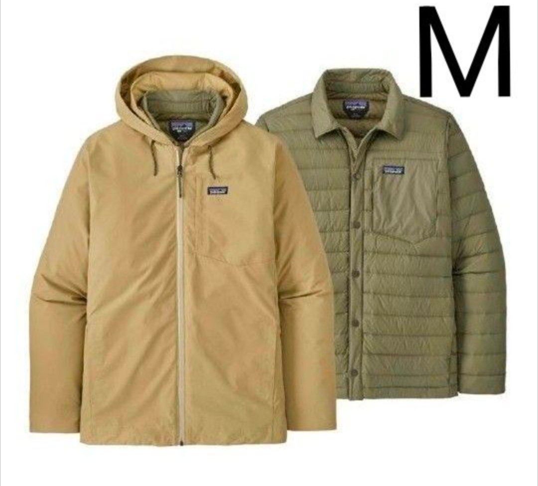 美品】パタゴニア patagonia ダウンドリフト3in1 ベージュ 美品】パタゴニア patagonia ダウンドリフト3in1 ベージュ