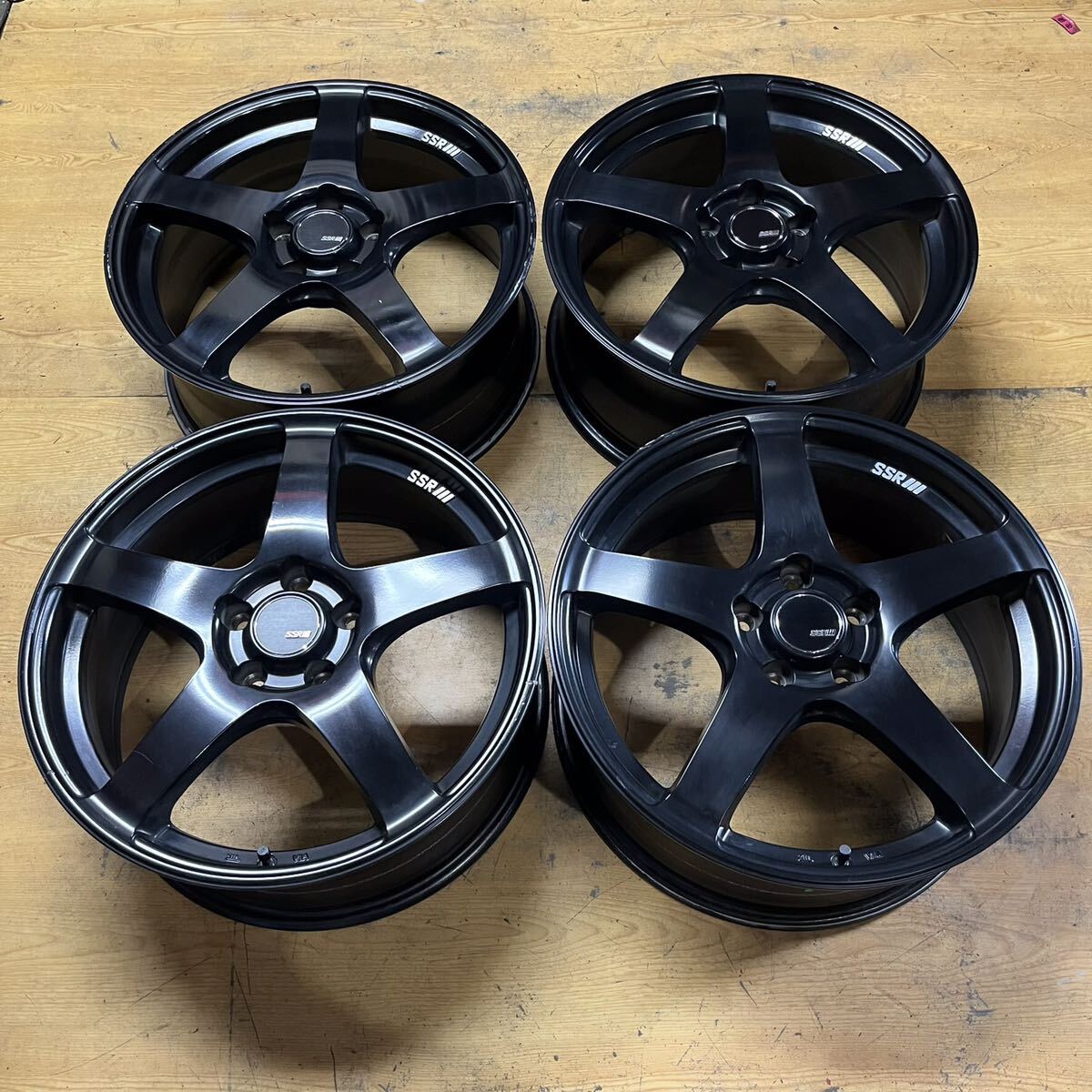 C295 SSR GTV01 7.5J 18インチ 5H 114.3 +53 4本 マットブラック C295 SSR GTV01 7.5J 18インチ 5H 114.3 +53 4本 マットブラック