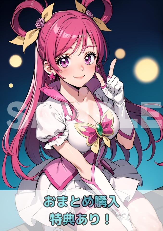 夢原のぞみ 静電気吸着ポスター Yahoo!オークション - A6567 【特典あり】 プリキュア 夢原