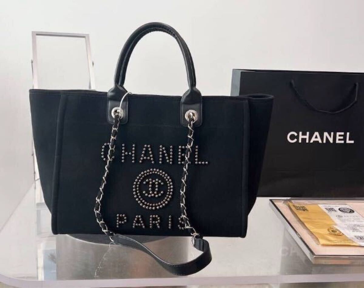 新品 CHANEL シャネル ノベルティ トートバッグ ショルダー 新品 CHANEL シャネル ノベルティ トートバッグ ショルダー