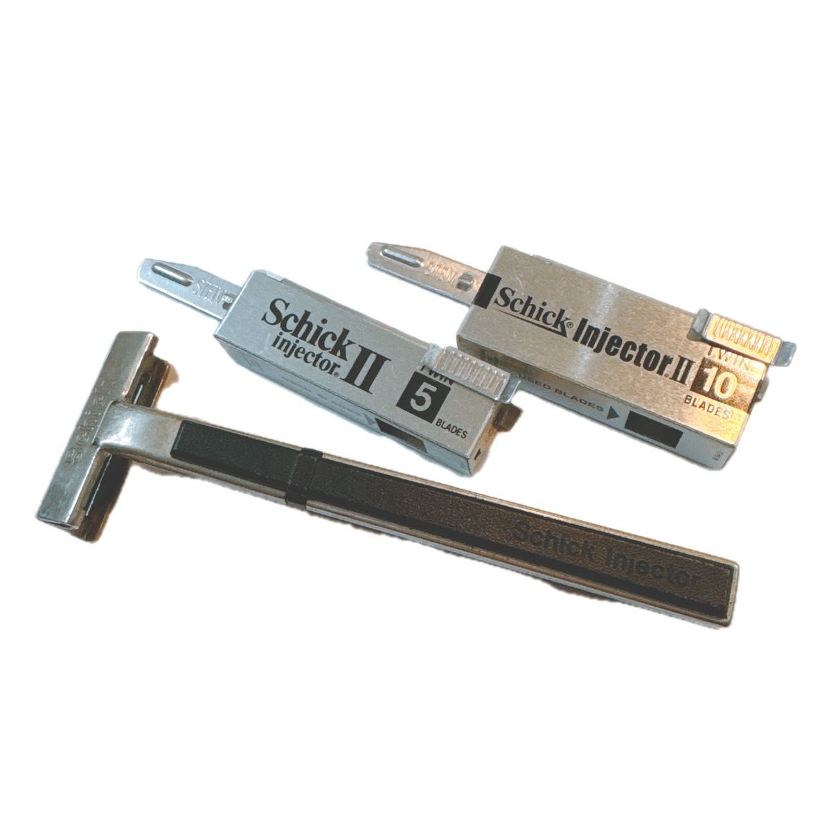 Schick シック インジェクターⅡ 替え刃付 髭剃り カミソリ T字 Schick シック インジェクターⅡ 替え刃付 髭剃り カミソリ T字