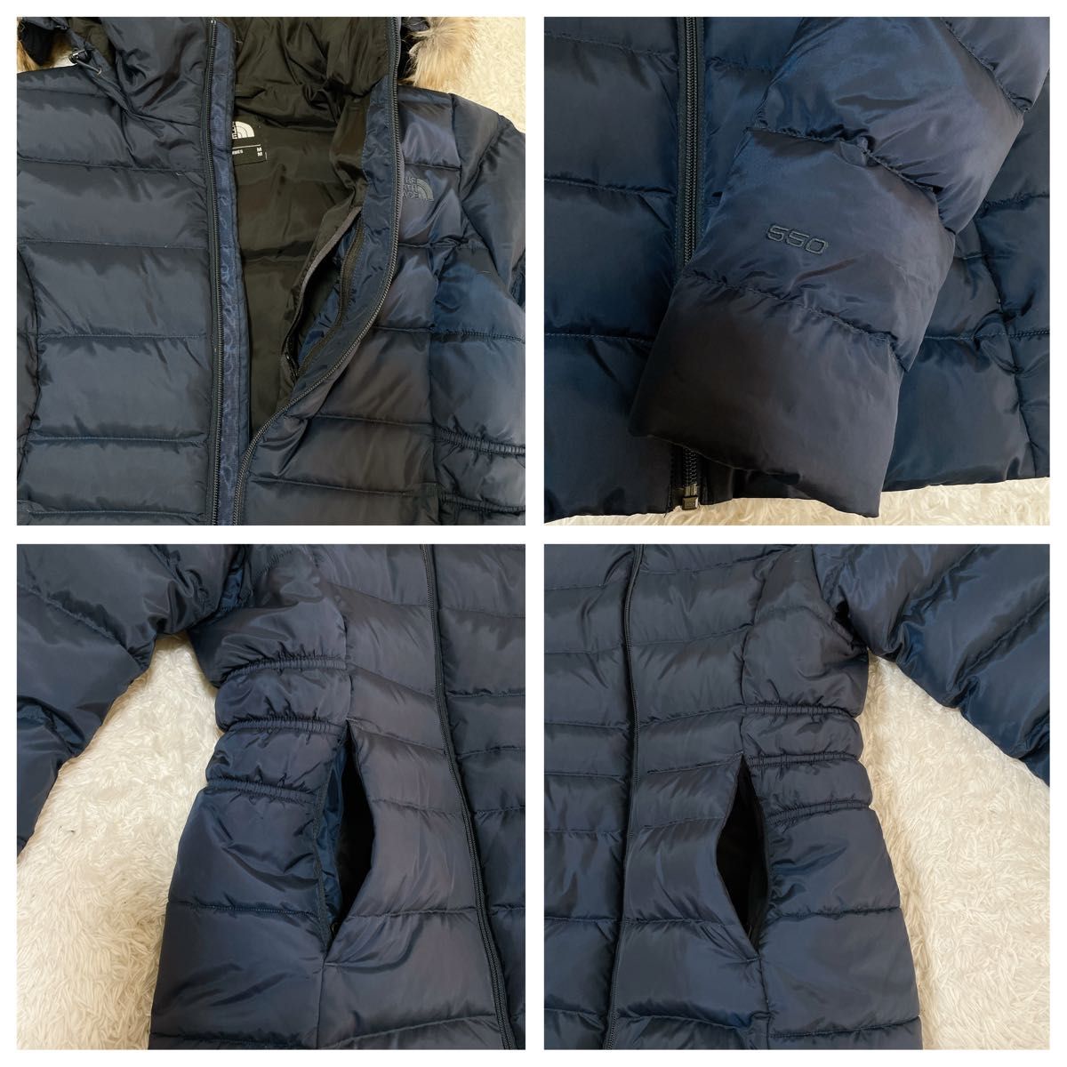 美品】ザ ノースフェイス 550フィルパワー グースダウン 美品】ザ ノースフェイス 550フィルパワー グースダウン