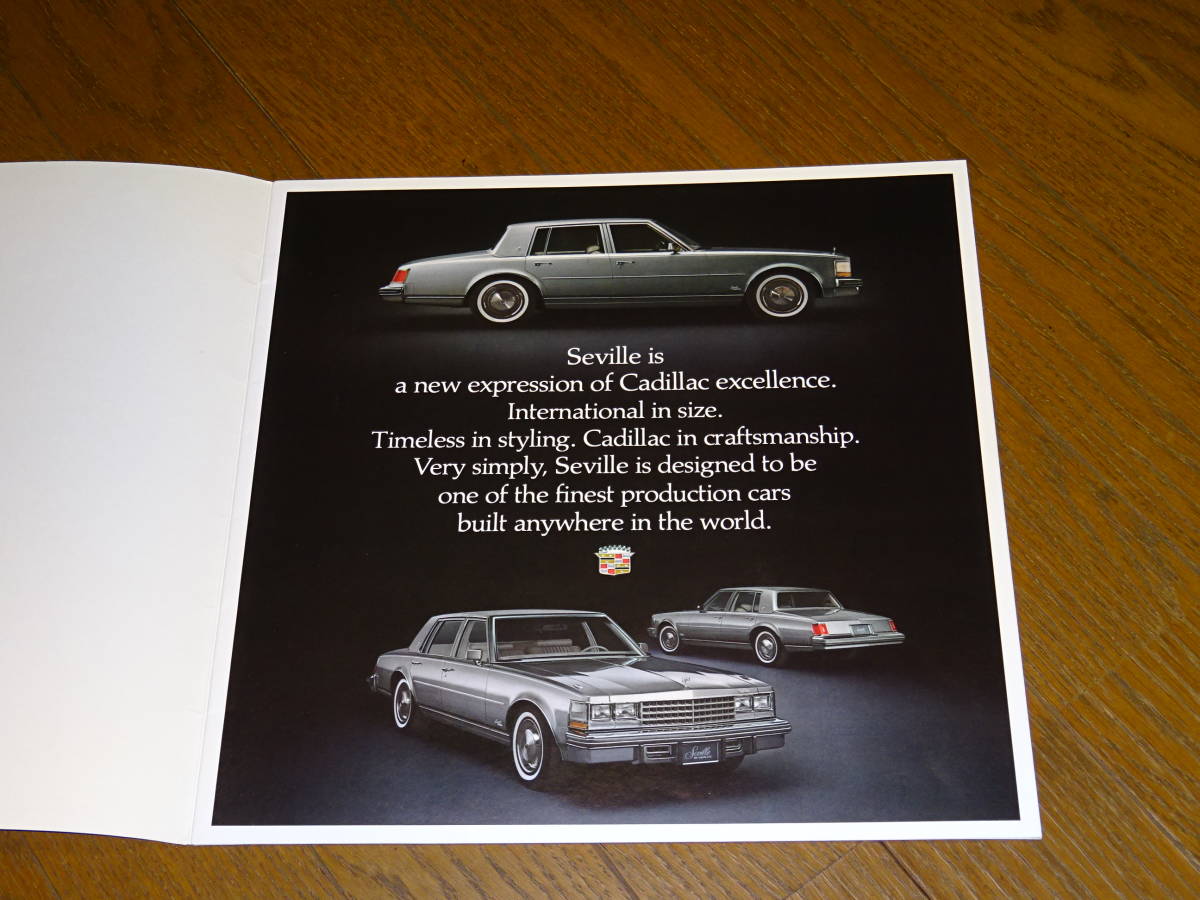 #1975 год примерно Cadillac * Seville на английском языке каталог #5.7 литров V8