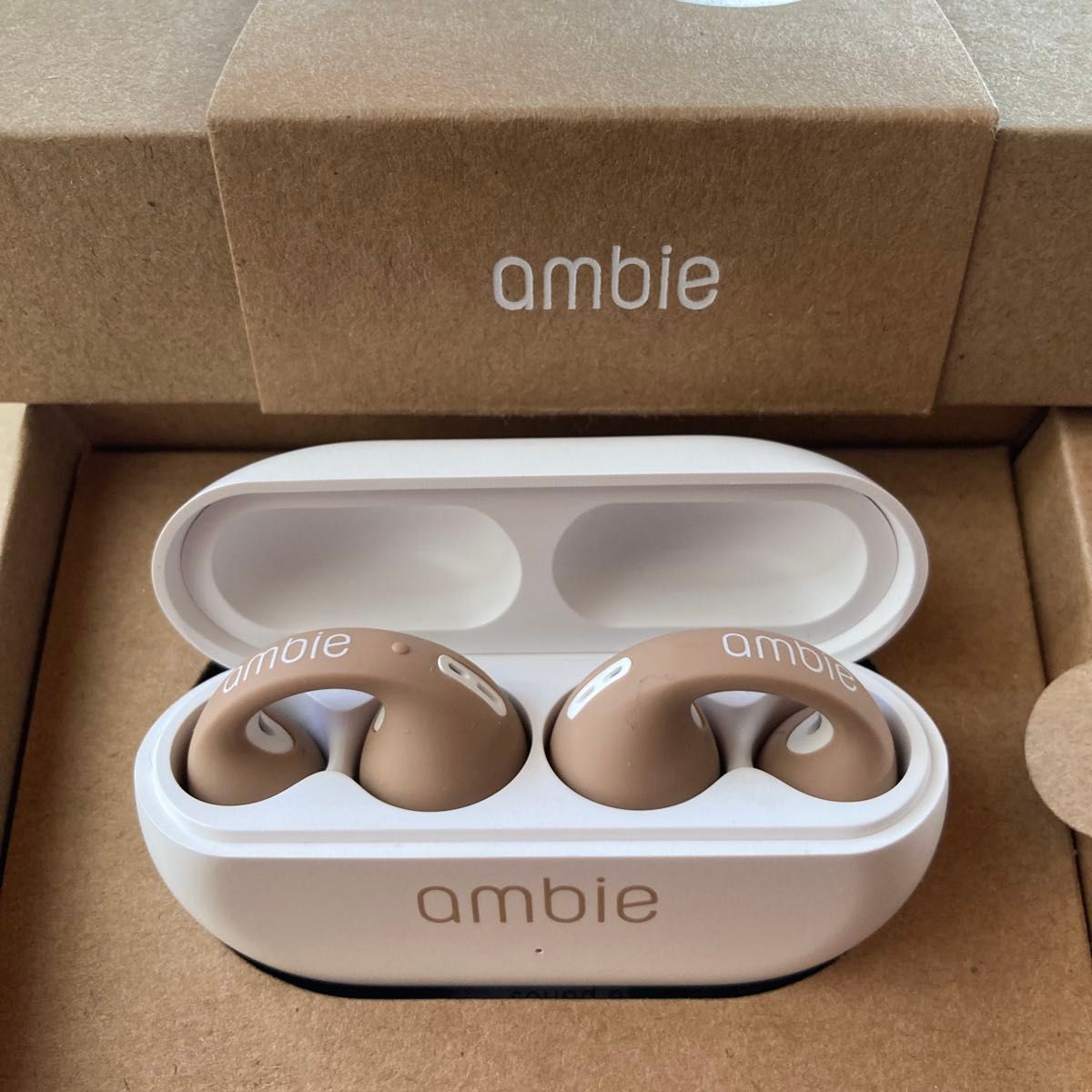 ambie sound earcuffs AM-TW01/LTC Latte サウンドイヤカフ ambie sound earcuffs AM-TW01/LTC Latte サウンドイヤカフ