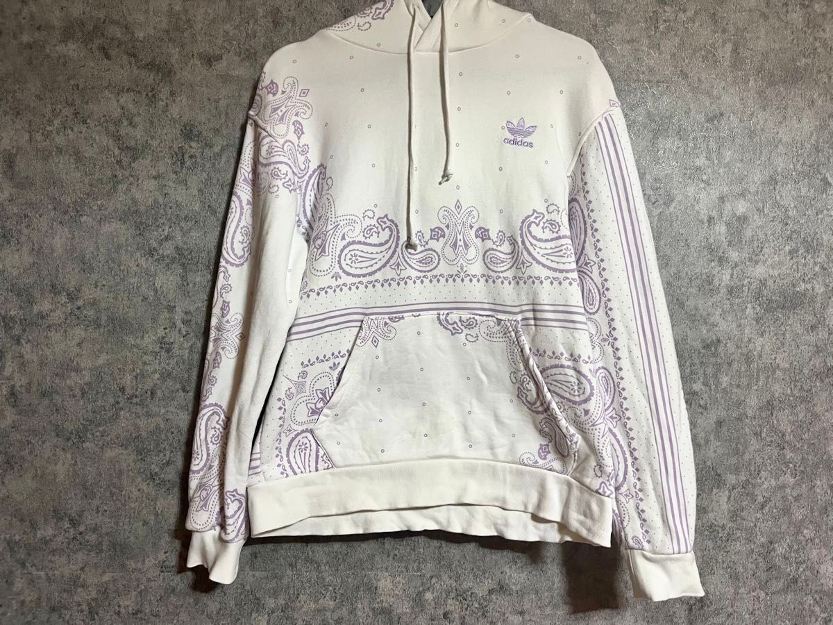 Adidas★PAISLEY ペスリー パーカー★フーディ 希少 アディダスオリジナルス ペイズリー柄 フード付きパーカー