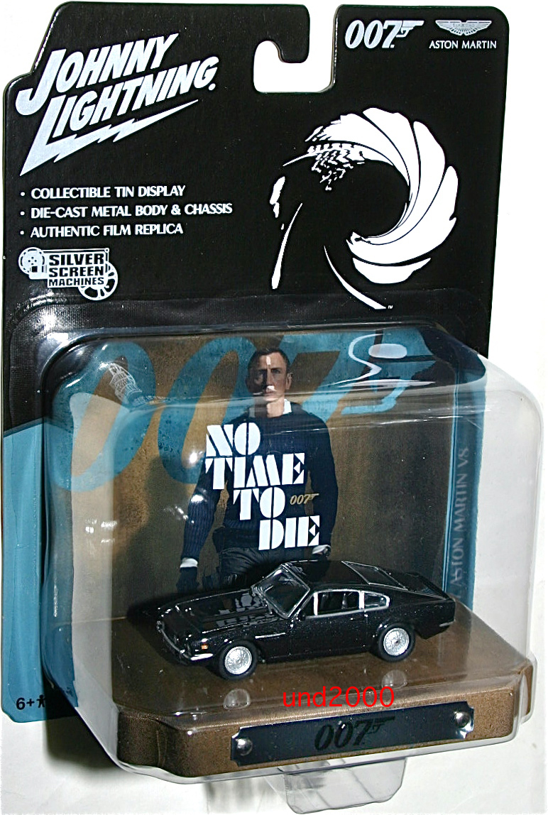 Johnny Lightning 007 ノータイムトゥダイ 1/64 1987アストンマーチン V8 No Time To Die Aston Martin 金属ジオラマ ジョニーライトニング
