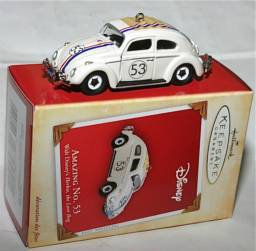 Hallmark ハービー VWフォルクスワーゲン ラブ バッグ クリスマスオーナメントLove Bug Herbie Volkswagen Beetle ディズニー ホールマーク_画像1