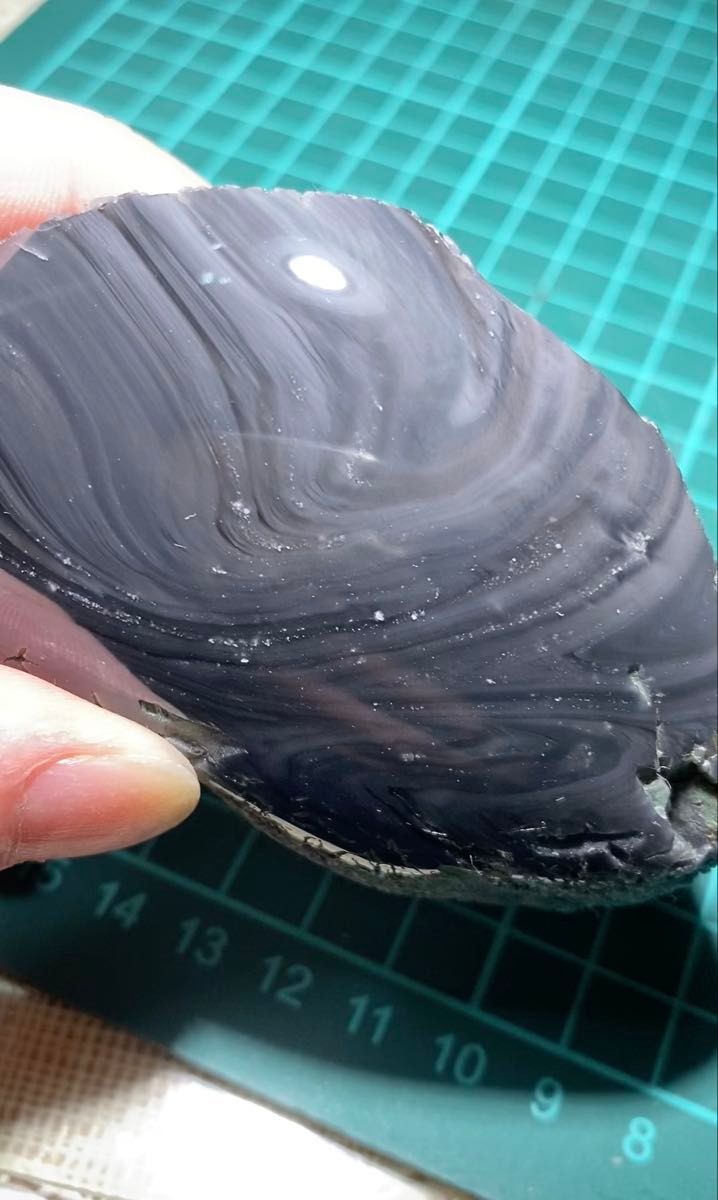 十勝石 玲瓏石 マーブル柄 混合色 黒曜石