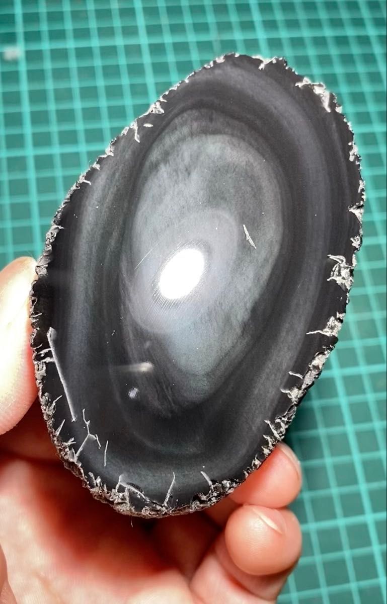 十勝石 玲瓏石 青白 黒曜石