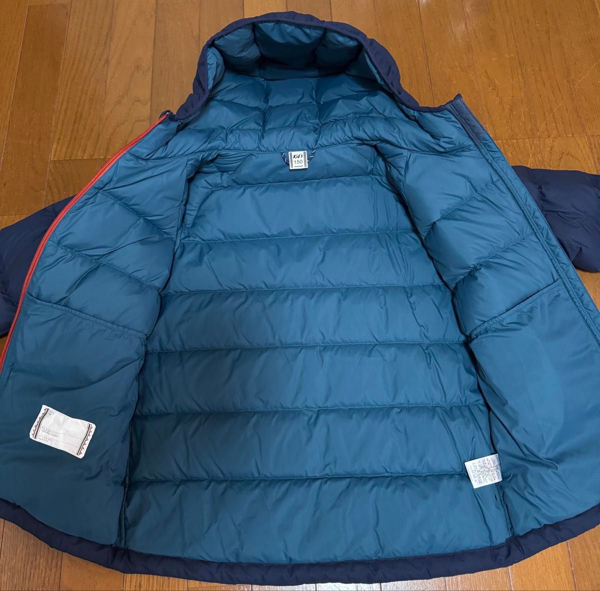 モンベル mont-bell ウインドストッパー ダウンパーカ Kid's モンベル mont-bell ウインドストッパー ダウンパーカ Kid's