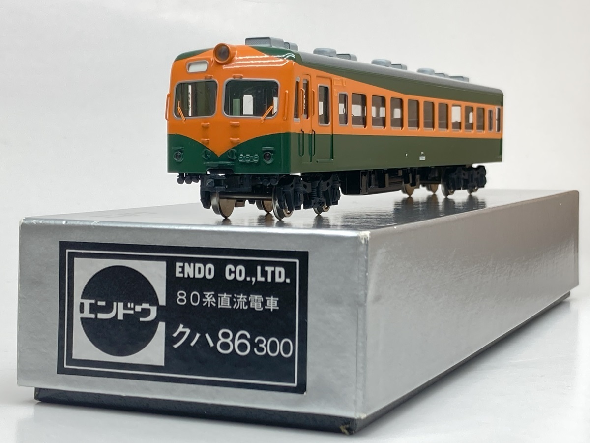エンドウHOゲージ鉄道模型 国鉄80系直流電車クハ86 0番代1次車上越 2車両 Yahoo!オークション - 16番1/80 エンドウ 国鉄80系直流電車 クハ
