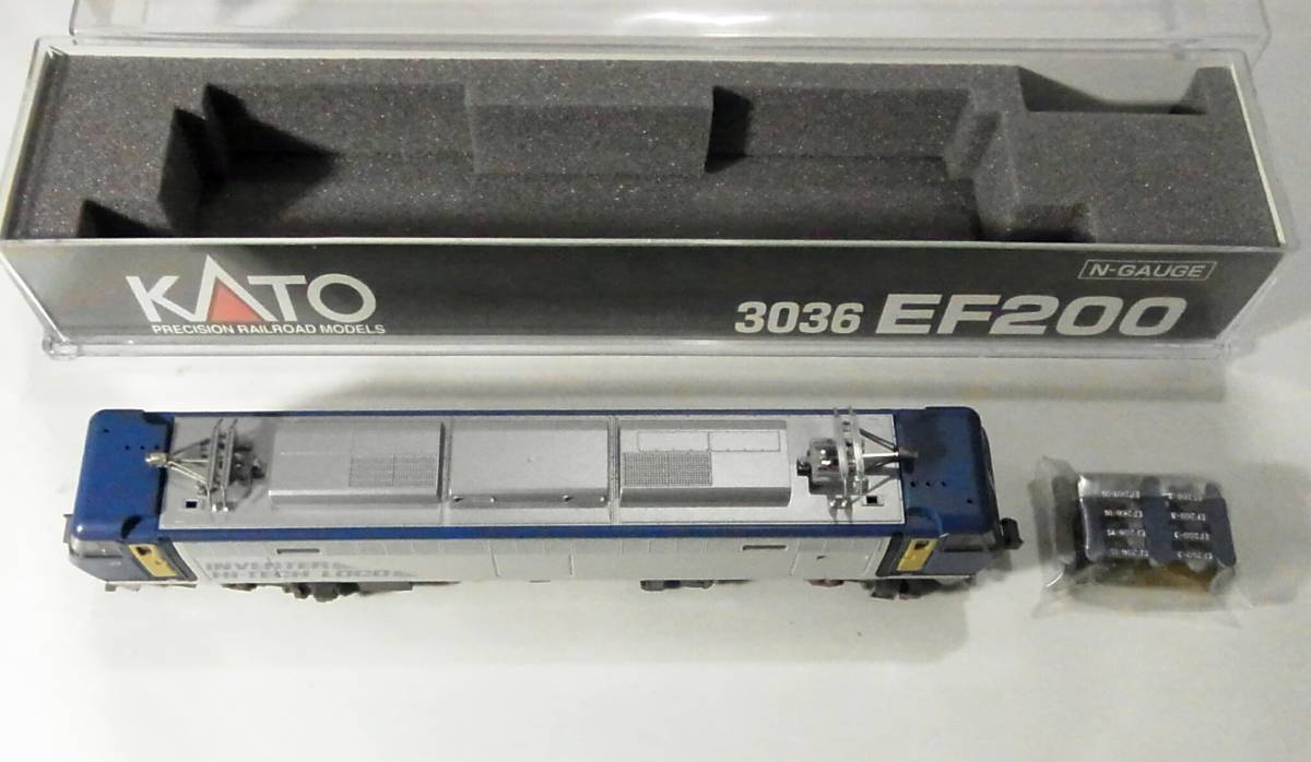 即決は送料無料 新品同様品KATO 3036 EF200(M車)日本貨物鉄道(JR貨物)直流電気機関車[INVERTER HI-TECH LOCO]鉄道模型Nゲージ動力車カトー_画像5