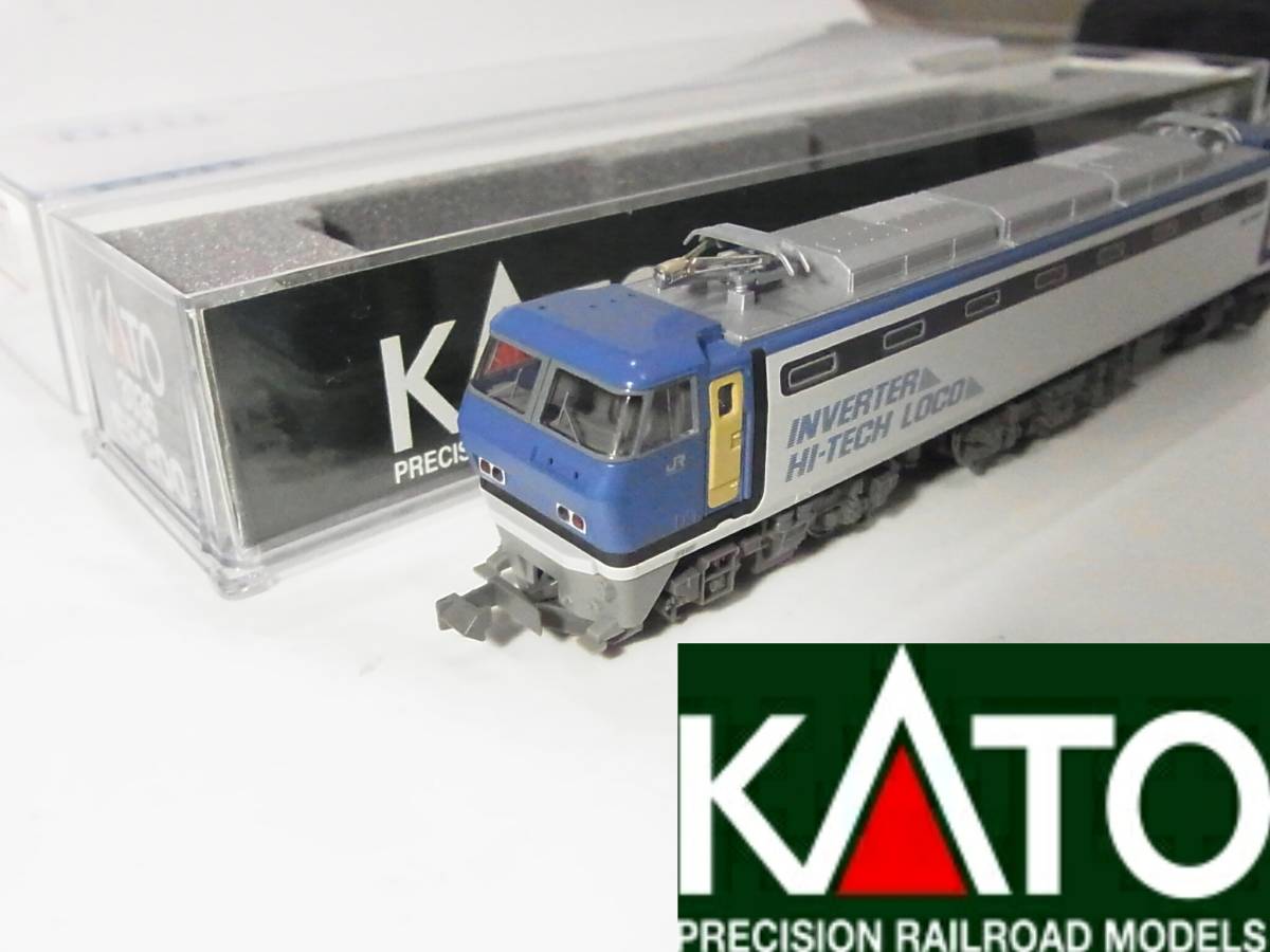 即決は送料無料 新品同様品KATO 3036 EF200(M車)日本貨物鉄道(JR貨物)直流電気機関車[INVERTER HI-TECH LOCO]鉄道模型Nゲージ動力車カトー_画像1